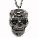 Wholesale Gunmetal Skull Halloween Battery Included Skeleton Pocket Watches thumbnail-1