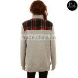 Wholesale New Design Women Quarter Zip Fleece Shep Shirt thumbnail-3