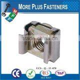 Made in Taiwan Brass Stainless Steel Zinc Plated Cage Nut thumbnail-2