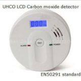 LCD CO carbon monoxide detector with 9V battery