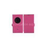 Luxury Nokia Leather Phone Case Pink Lumia N1020 Phone Wallet Pouch With Strap