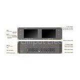 3RU Rack Dual HD SDI HDMI 3G SDI Monitor With Metal & Thin Housing RM-7028S