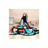 Ladies Colourful Silk Wool Scarves , Satin / Chiffon / Habotai Silk Scarf