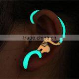 Punk Style Glow in the Dark Earrings Cuff Luminous Elephant Ear Wrap