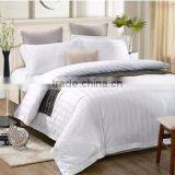 Super Quality Hotel Satin Stripe Bed Linen Set Cotton Duvet Cover Set