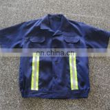 blue Work jacket High Visibility Reflective Safety jacket
