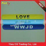 CG-BR108 Hot Sale Silicone Slap Bracelet thumbnail-1