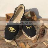 Wholesale New Arrival Women Embroidery Design Flat Shoes Espadrilles thumbnail-2