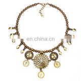 Heavy Cheap Chunky Statement Necklace Vintage Alloy Jewelry Necklaces