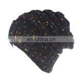 Autumn and Winter Hat Ms. Miscellaneous Color Knitted Wool Hat Outdoor Warm Hat Cap thumbnail-1