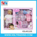 12 inch cotton reborn baby dolls kits with many accessories