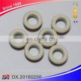 White Enamel Brass Eyelets and Grommets