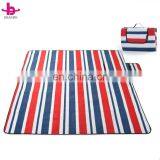 Polar Fleece China Factory Wholesale Folding Picnic Waterproof Insulation Blanket thumbnail-2