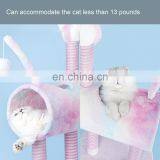 Unicorn Cat Tree Condo Furniture Plush Scratching Posts Pet Play House Cat Tree thumbnail-3