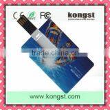 OEM Custom Logo Credit Card Usb , Promotional Gifts Usb Card , Usb Business Card 1gb-64gb