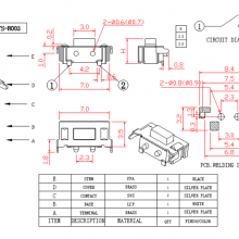 Factory Direct Sale BZCN TS-B003 Hot Sale High Quality Tact Switch thumbnail-3