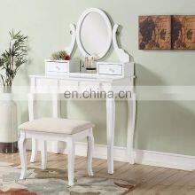 New Design Luxurious Bedroom Solid Wooden Dressing Table With Drawers