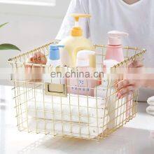 Wire Storage Baskets for Organizing Metal Wire Freezer Organizer Bins With Handles Large Pantry Baskets thumbnail-2