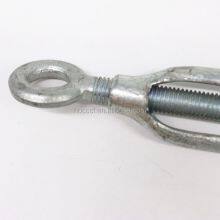 High quality DIN1480 galvanized drop forged eye hook turnbuckle