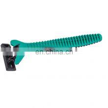 3 Blades Men Beard Razor Stainless Steel Sharp Disposable Razor Factory Wholesale Male Beard Razor Blade Lubricant Strip LY3-01G thumbnail-2