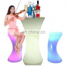 Mange Debout Lumineux LED MRohsticolore - ROUND Led Cocktail Bar Table