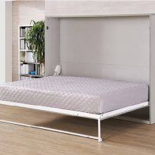 Manual Folding Bed Horizantal Wall Mounted Bed Single Hidden Wall Beds for Sale With Bent Leg