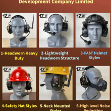 Full duplex wireless intercom headset  Style with a distance of 1500 feet