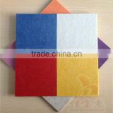 acoustic ceiling board/multicolor polyester tile board