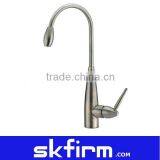 Springking Brushed Nickel Water Mixer Pull Out Faucet Dual Spray thumbnail-1