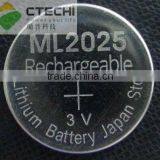 ML2025 Rechargeable Battery