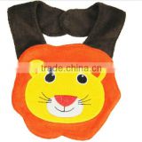 Cute Animal Cartoon Cotton Baby Bibs Waterproof Bibs