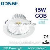 Ronse 15W Led Cob Down Lighting Recessed Die-casting Hot Sales(RS-W401)