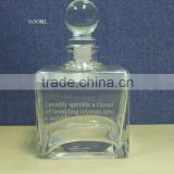 Crystal 500ml reed diffuser glass bottle