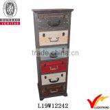 Metal Drawer Rustic Colors Matching Industrial Reclaimed Wood Furniture thumbnail-1