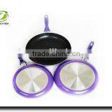 Best Saling Aluminum Non Stick Coating Pressed/Forged Cookware Set Frying Pan Skillet Set thumbnail-1