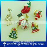 Wholesale Cute Pretty Vintage Brooches/Pin For Christmas Hat Shape Brooch Pins B0128 thumbnail-1