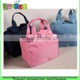 2014 NEW! Dual Zippers Pouch Organizer for Clothes and Cosmetics thumbnail-3