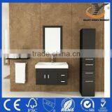Solid Wood Matt Lacquer Modern Cabinet Bathroom Cabinet thumbnail-1