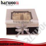 High-end Velvet Perfume Package Boxes With Clear Lid