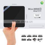 2016 The Latest S905X Quad Core Android 6.0 Marshmallow tv Box Mini M8s II 2G RAM 8G ROM