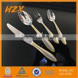 New Design Stainless Steel Gold Plated Flatware