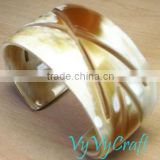 Buffalo horn jewelry, horn bangle, horn bracelet VVB-190