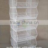 Mobile Stackable Storage Basket thumbnail-1