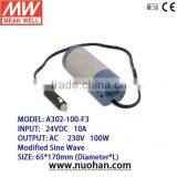Mean Well A302-100 100W Modified Sine Wave 100w Inverter dc ac Power Inverter 24v to 230v