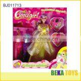 Fashion Cute Roca Girl Doll With 3 Sets of Different Beautiful Dress Doll thumbnail-1