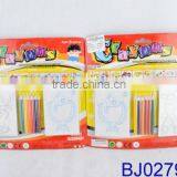 Fashion Toy Kit New Kid Diy Cartoon Figure Drawing Toy With Color Pen thumbnail-5