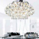 China Wholesale Silver Modern K9 Crystal Ball Chandelier Celing Lamp thumbnail-3