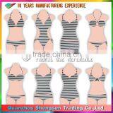 Stripe Swimsuit Nylon Lycra 4 Way Stretch Tie Dye Spandex Fabric thumbnail-4