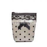 Hot Sale High Quality Cheap Fashionable Cute Lace Cosmetic Pouches GW879 thumbnail-3