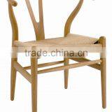 Antique Y-Shape Restaurant Furniture Solid Wood Arm Chair thumbnail-4